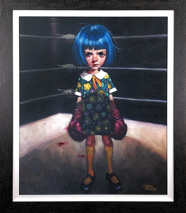 Dig Deep Hand Embellished Canvas by Craig Davison