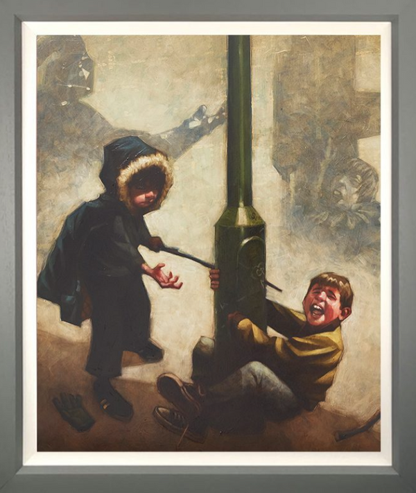 Nooooo!!! Hand Embellished Canvas by Craig Davison
