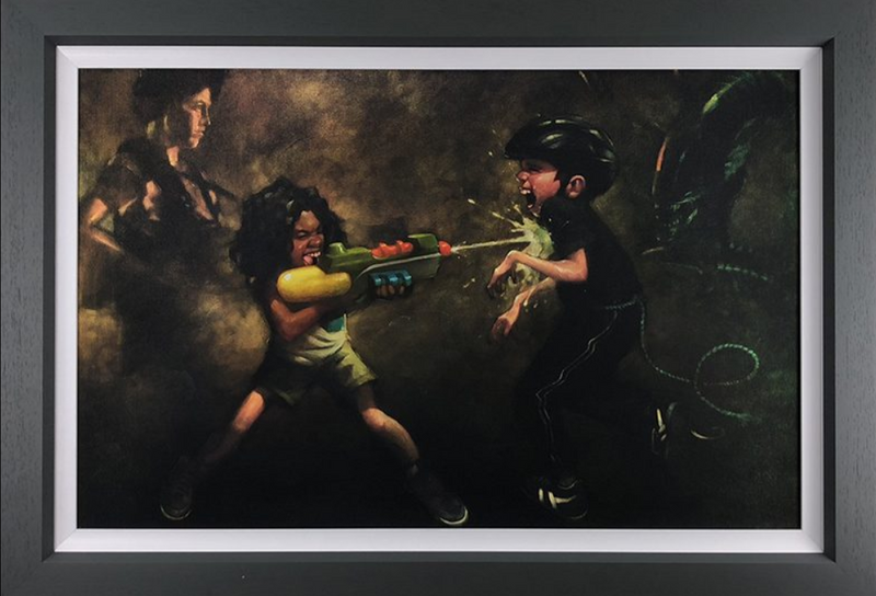 Ripley's Game Hand Embellished Canvas by Craig Davison