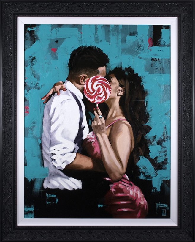 Strawberry Swirl Original by Richard Blunt