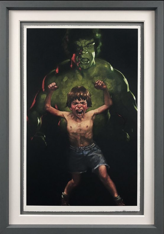 Dr Bruce Banner Is Bathed In The Full Force of The Myseterious Gamma Waves Limited Edition by Craig Davison