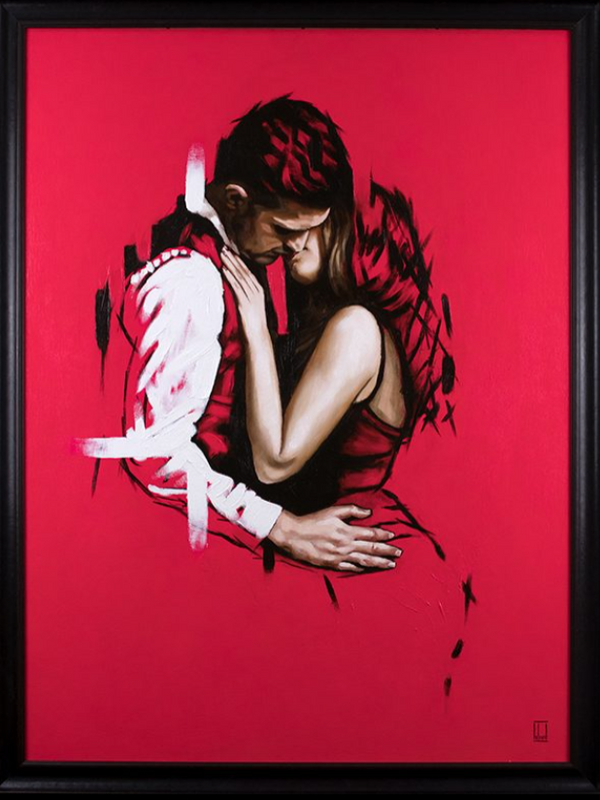 You're All My Heart Talks About Hand Embellished Canvas by Richard Blunt