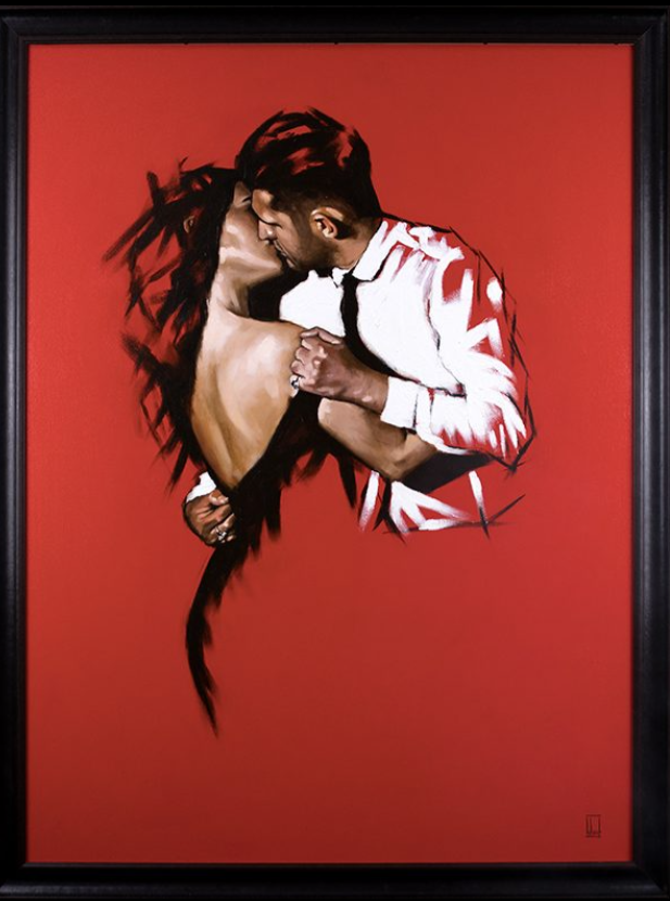 I Want All My Lasts With You Hand Embellished Canvas by Richard Blunt