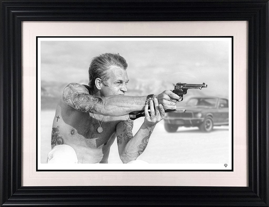 Bullitt From A Gun B&W by JJ Adams