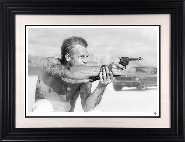 Bullitt From A Gun B&W by JJ Adams