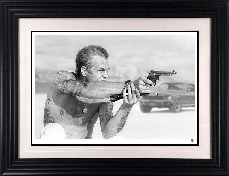 Bullitt From A Gun B&W by JJ Adams