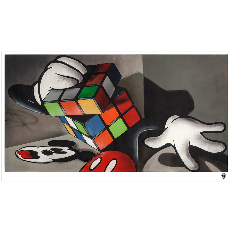 Cube Head Mickey Limited Edition by Richard Holmes