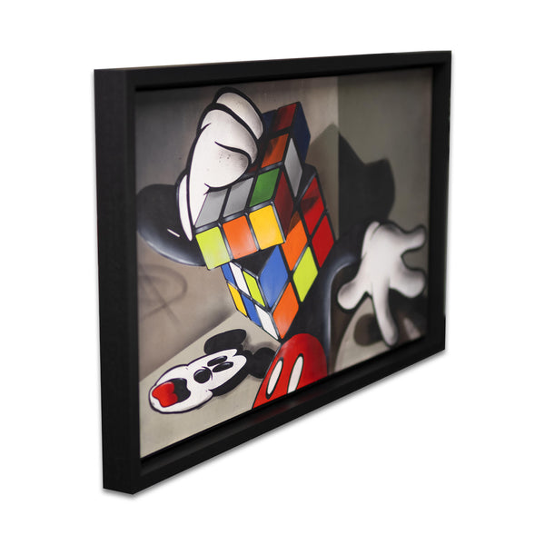 Cube Head Mickey Original by Richard Holmes