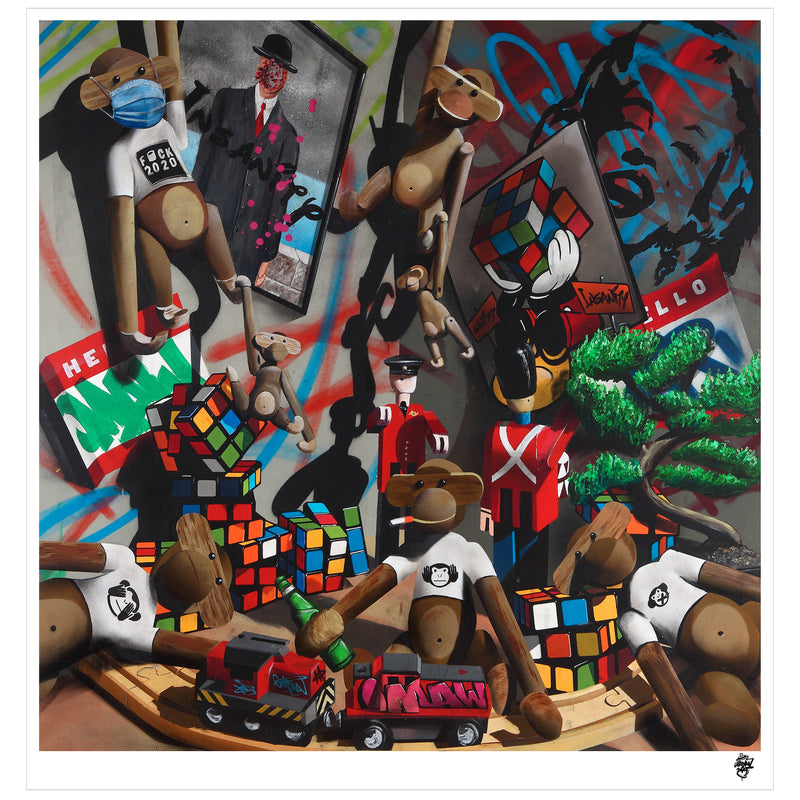 F*ck Corona Limited Edition by Richard Holmes