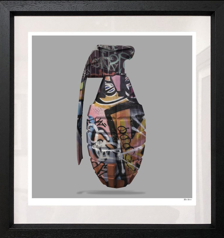Graffiti Grenade by Monica Vincent