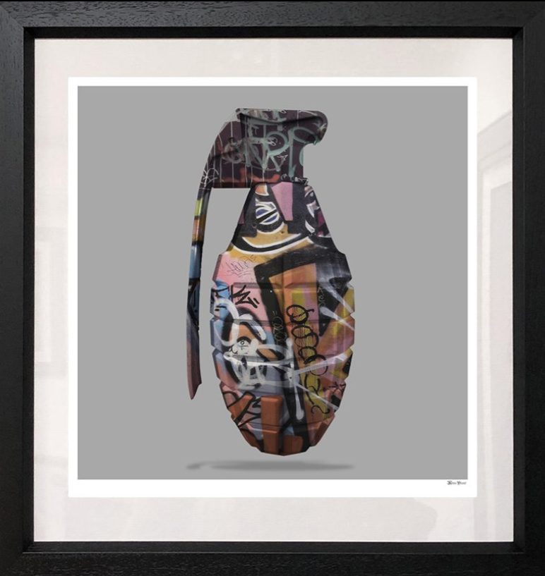 Graffiti Grenade Limited Edition by Monica Vincent