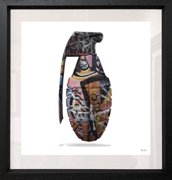 Graffiti Grenade Limited Edition by Monica Vincent