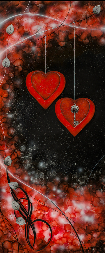 Love Is The Key Red Print Limited Edition by Kealey Farmer