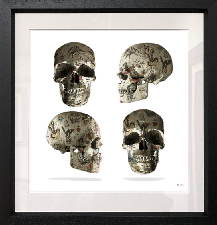 Tattooed Skulls Limited Edition by Monica Vincent