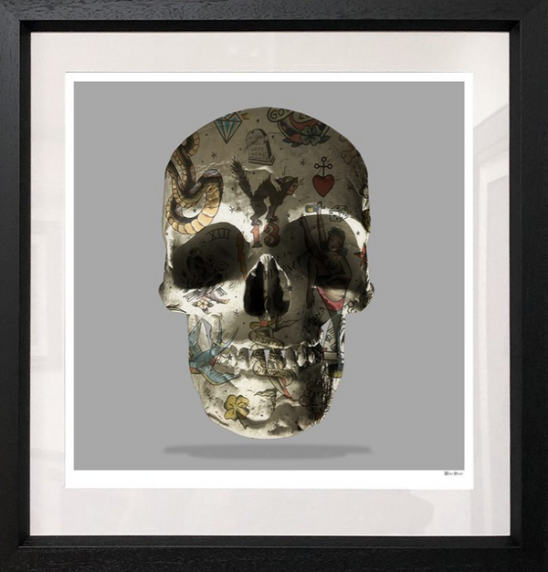 Tattoo Skull Limited Edition by Monica Vincent