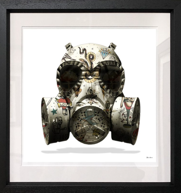 We All Wear A Mask Limited Edition by Monica Vincent
